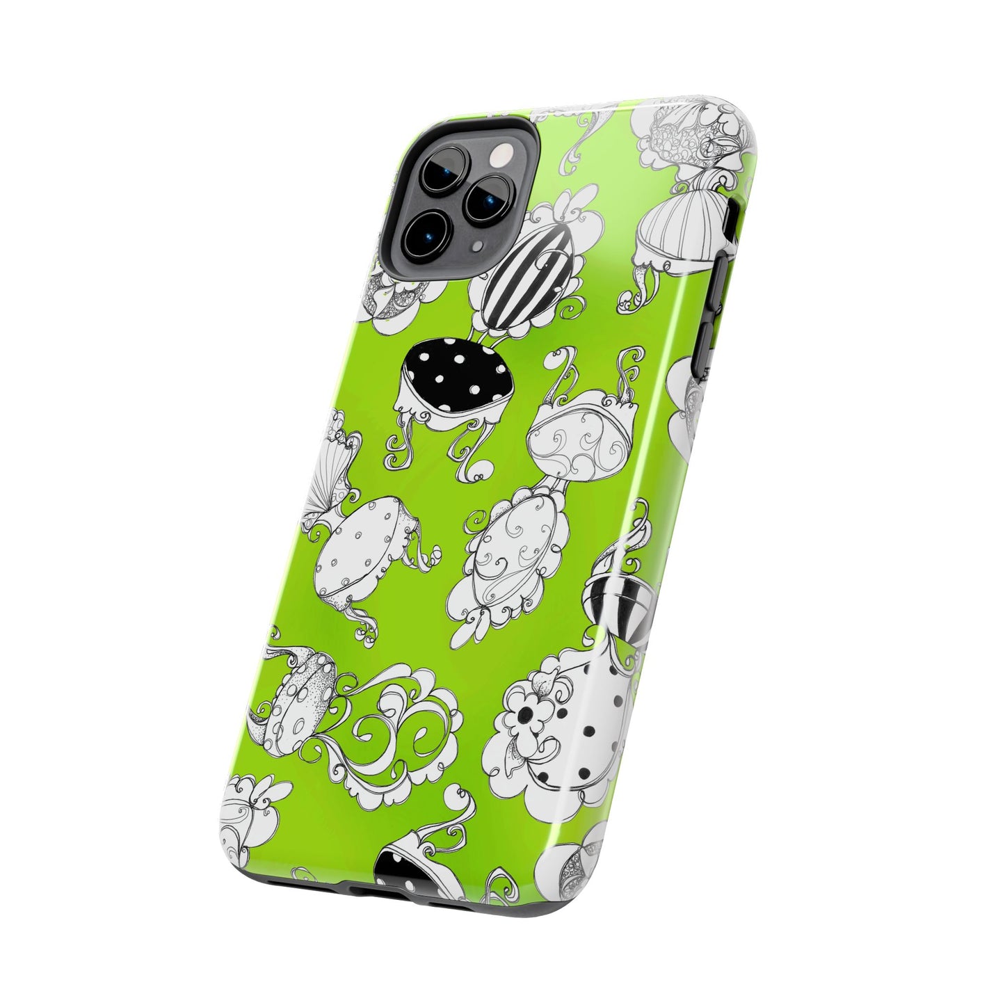 Bistro Chairs Lime Phone Case