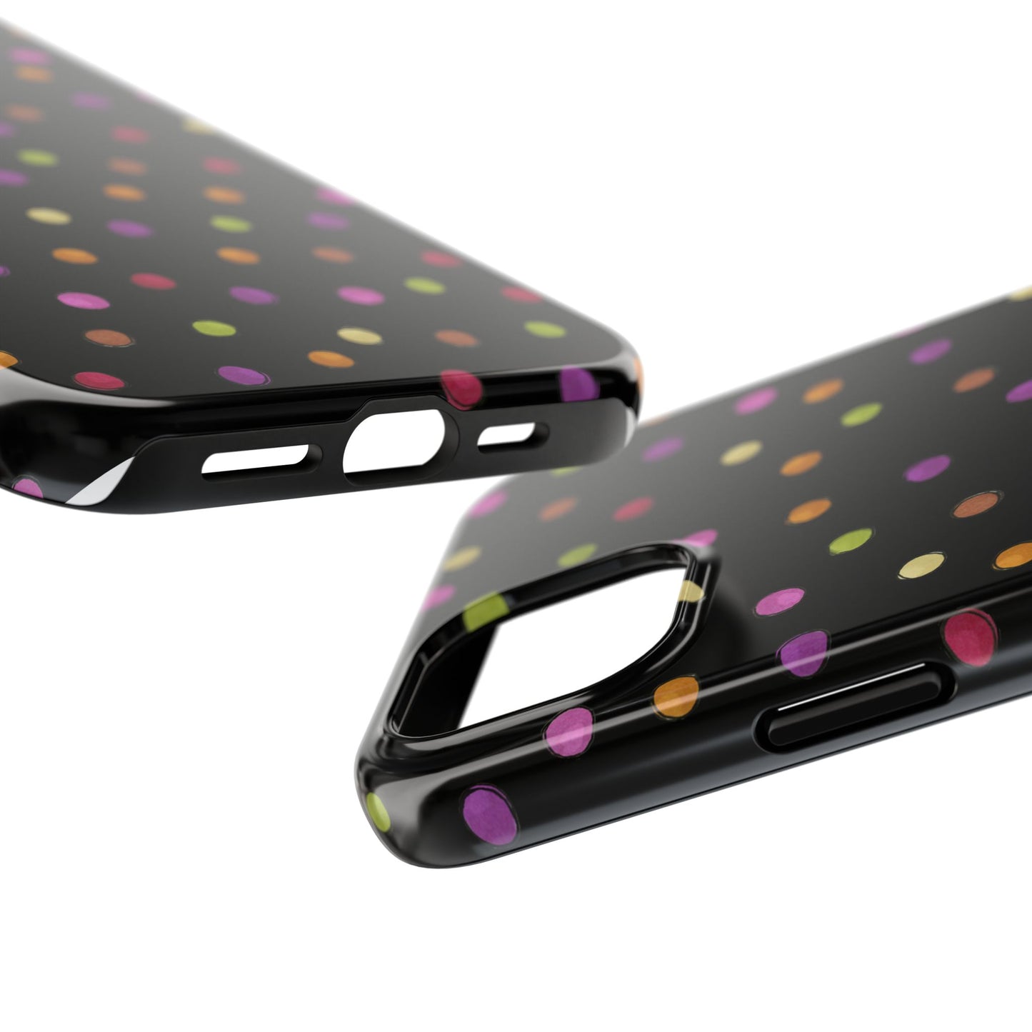 Tea Dot Black Phone Case