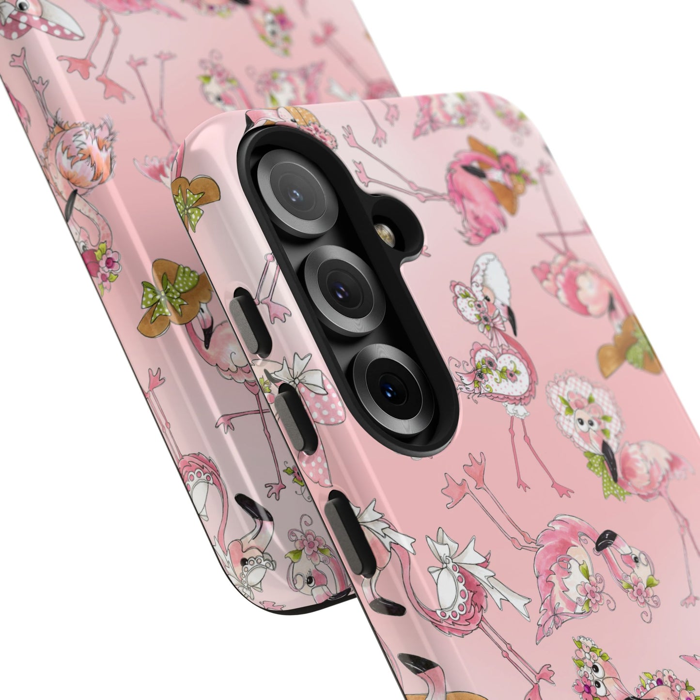 Tossed Flams Pink Phone Case