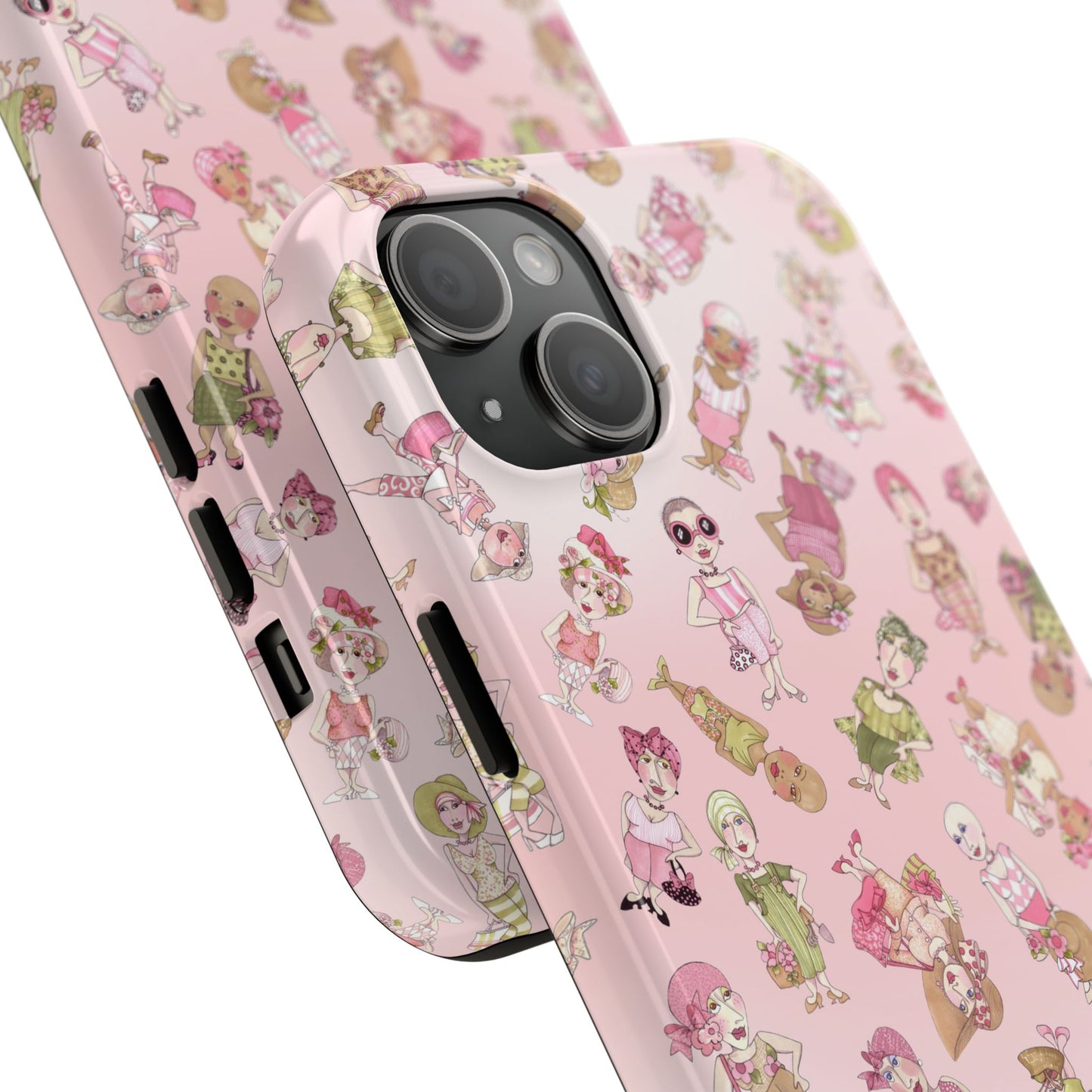 Tossed Ladies Pink Phone Case