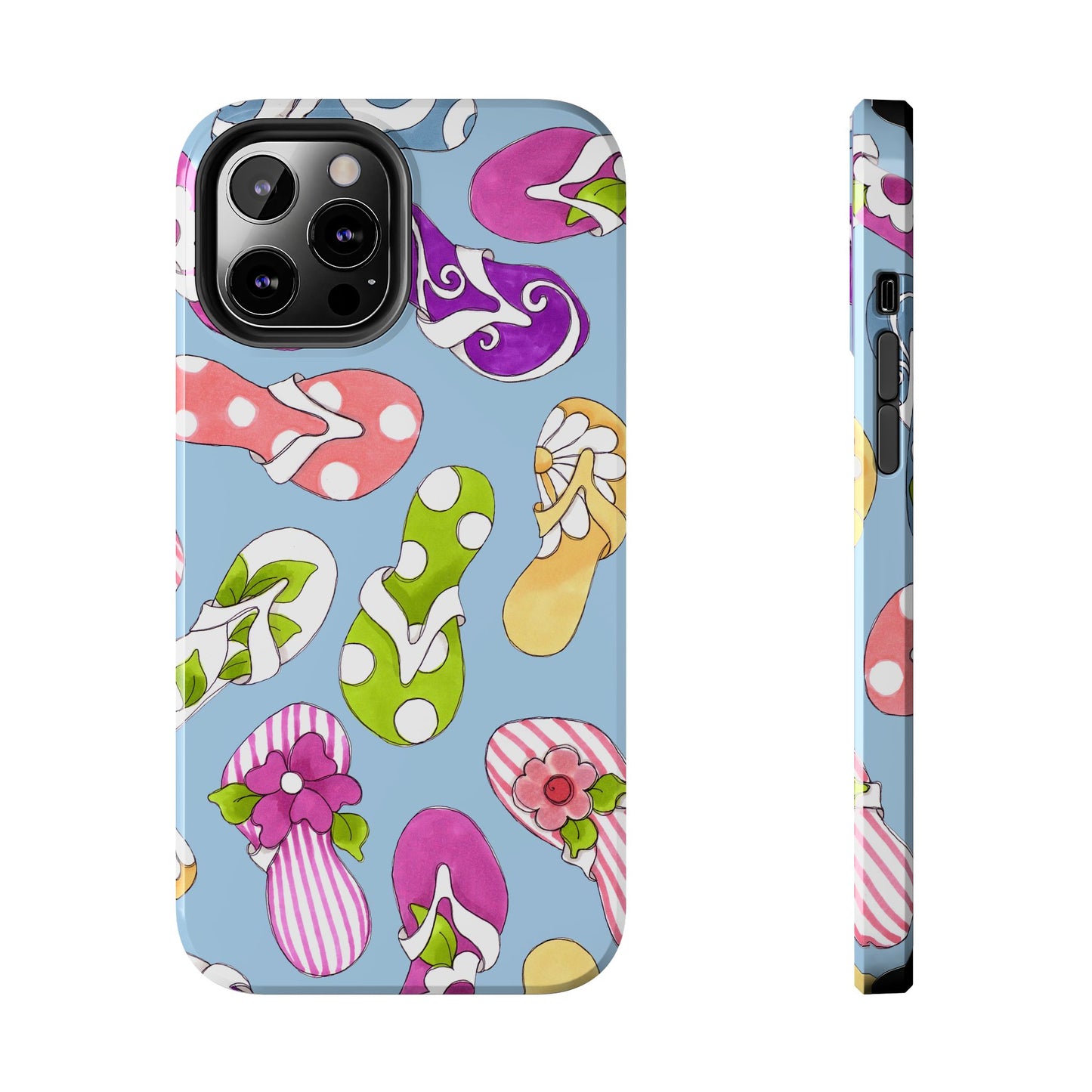 Flip Flops Blue Phone Case