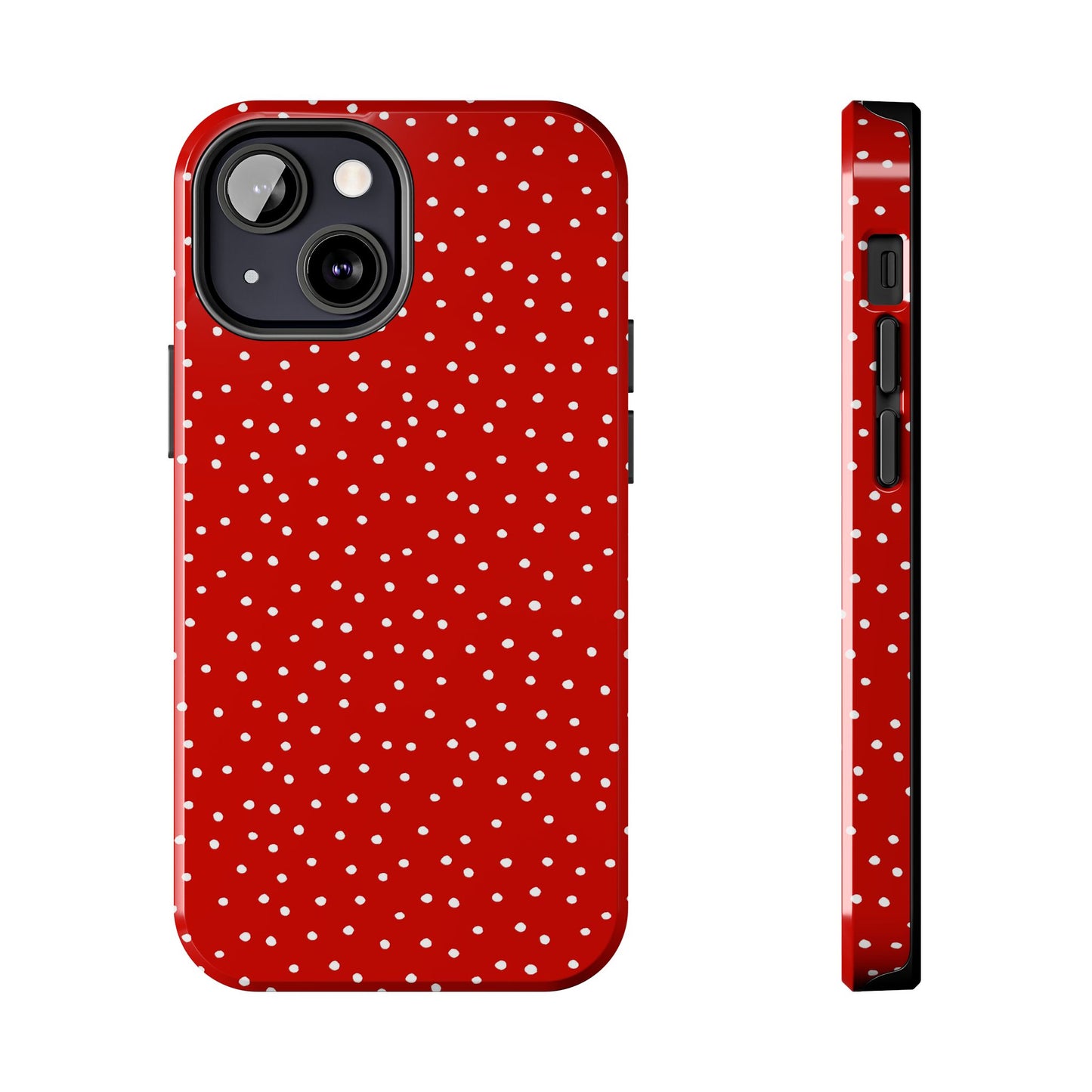 Dinky Dots Red / White Phone Case