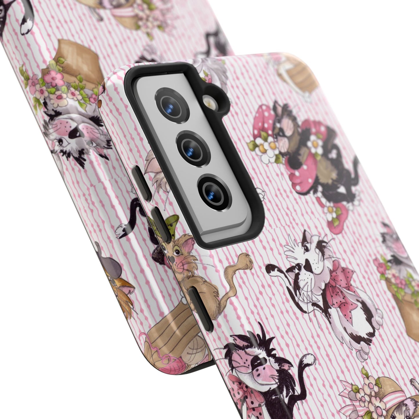 Fancy Cats Pink Phone Case