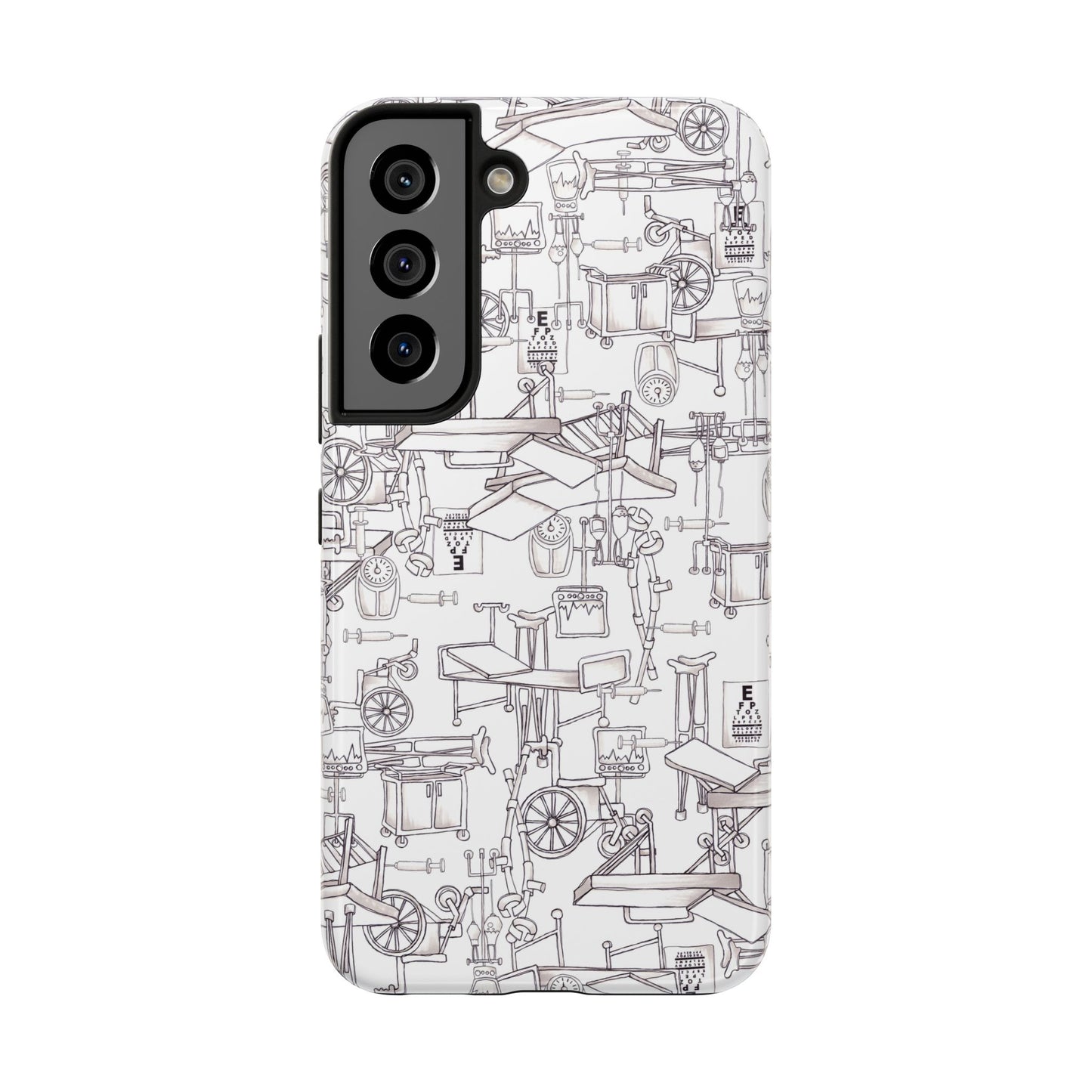 Essentials White / White Phone Case