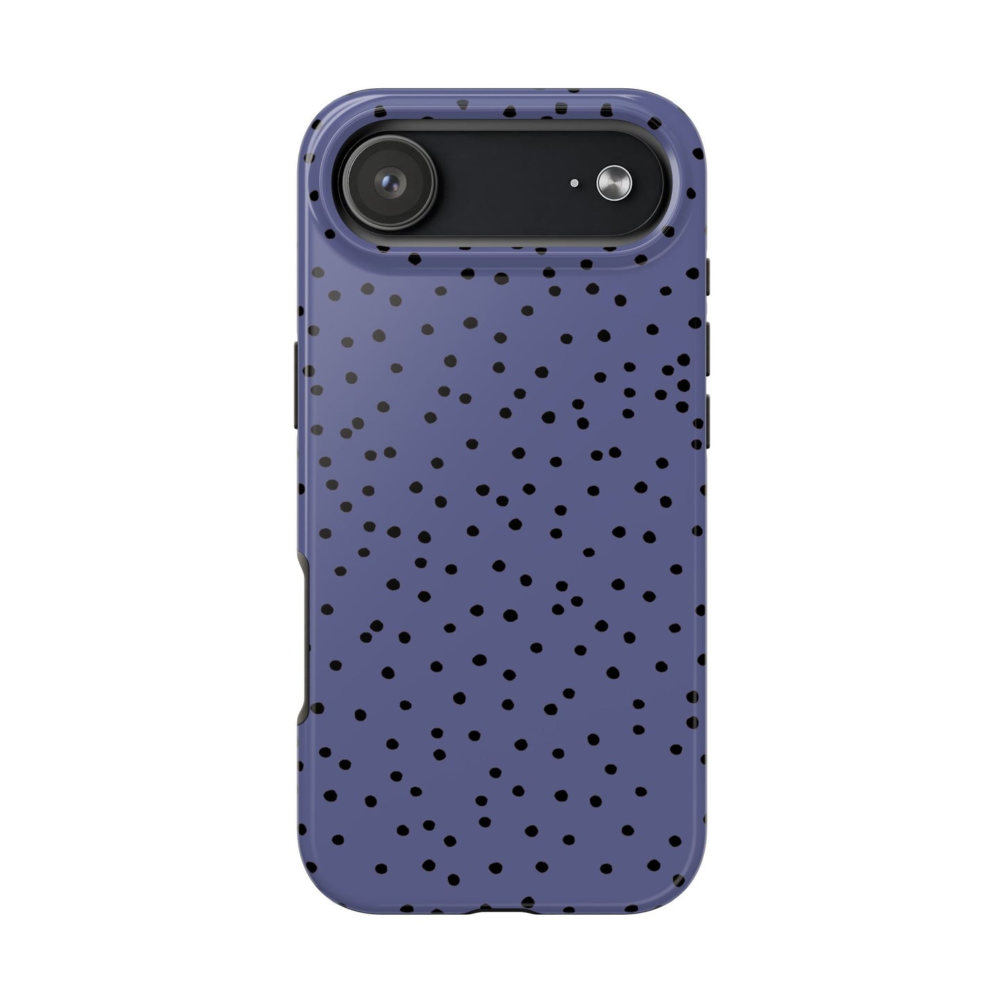 Dinky Dots Blue / Black Phone Case