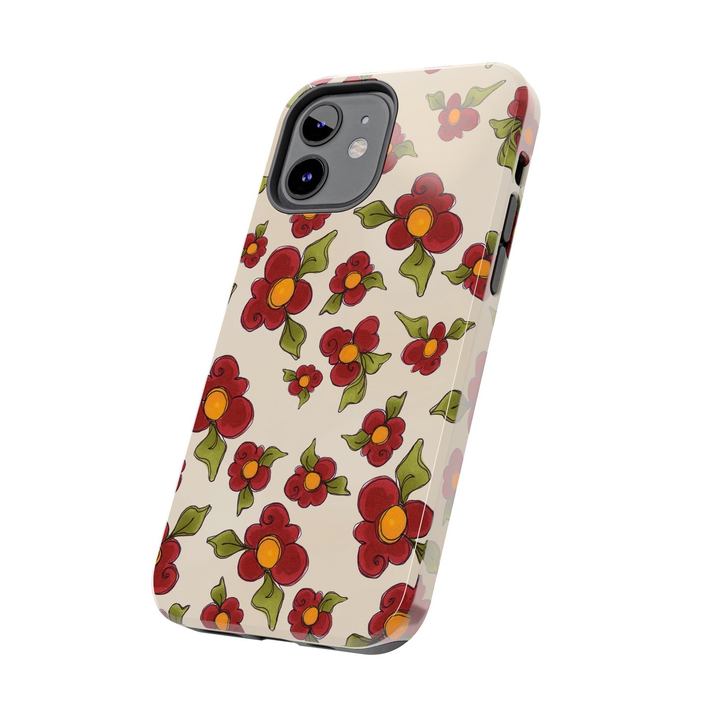 Chili Pepper Daisies Phone Case