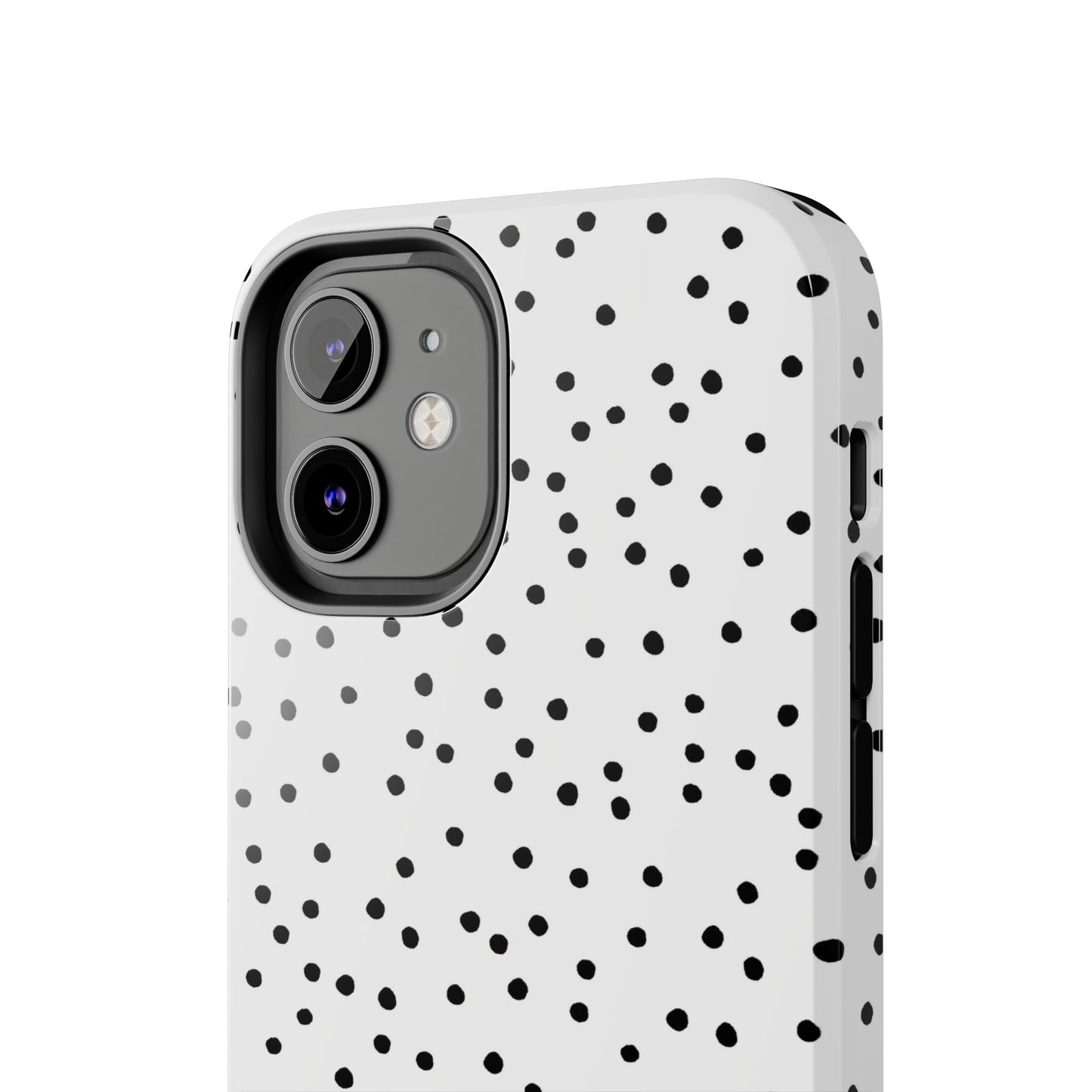 Dinky Dots White / Black Phone Case