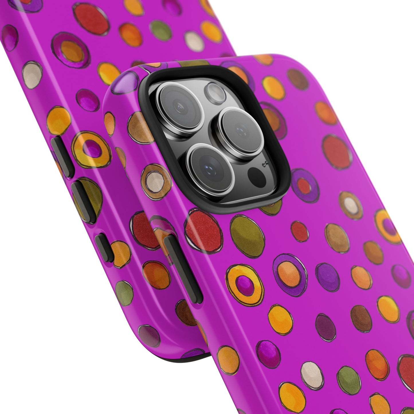 Double Dot Fuchsia Phone Case