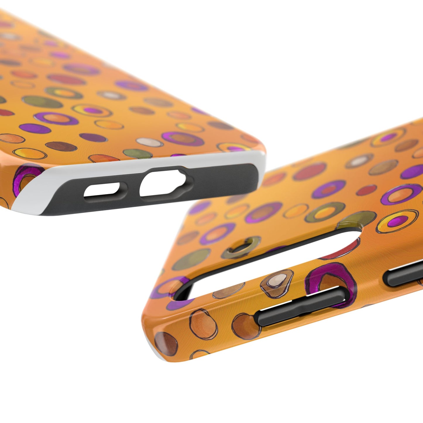 Double Dot Yellow Phone Case