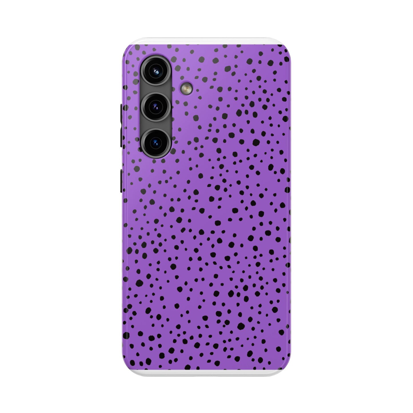 Pepper Dots Purple / Black Phone Case