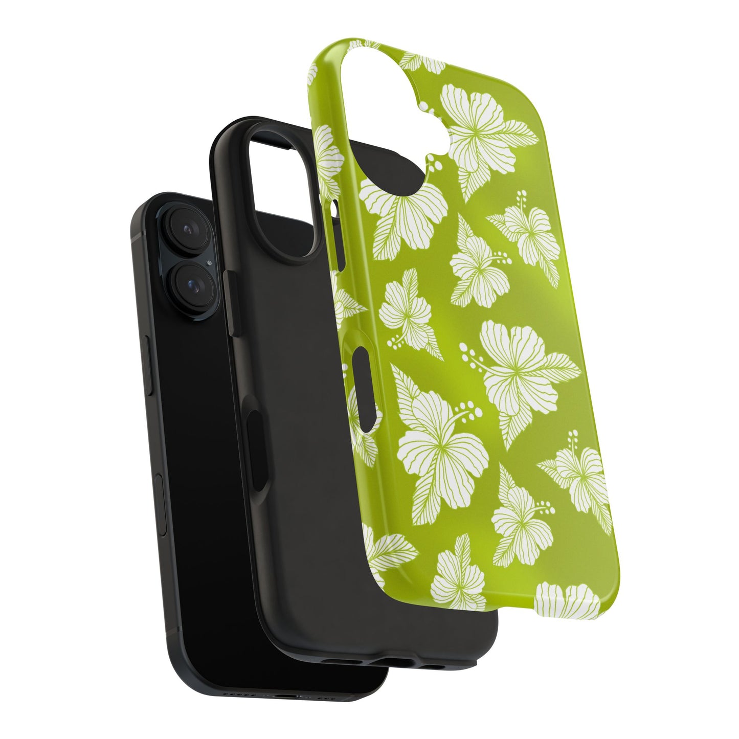 Hibiscus Green Phone Case