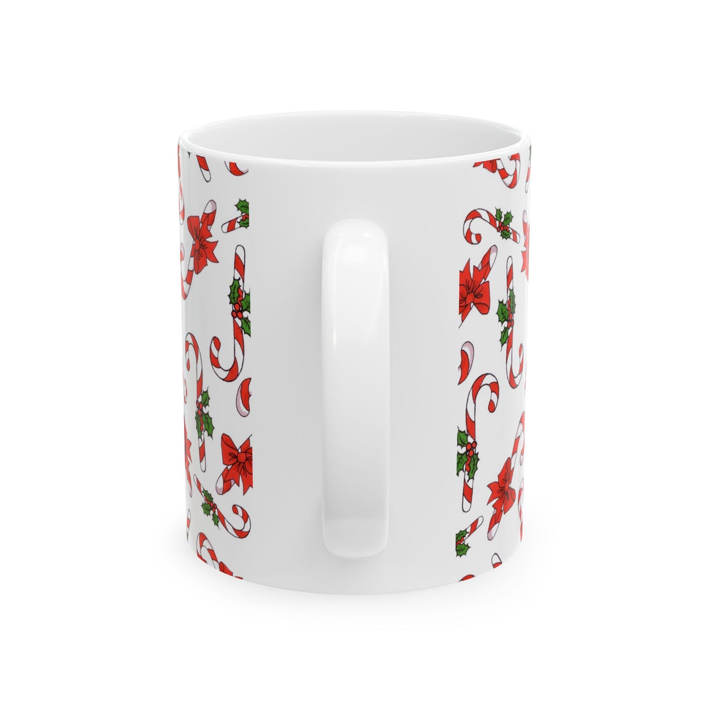 Candy Cane Crowd White Cup