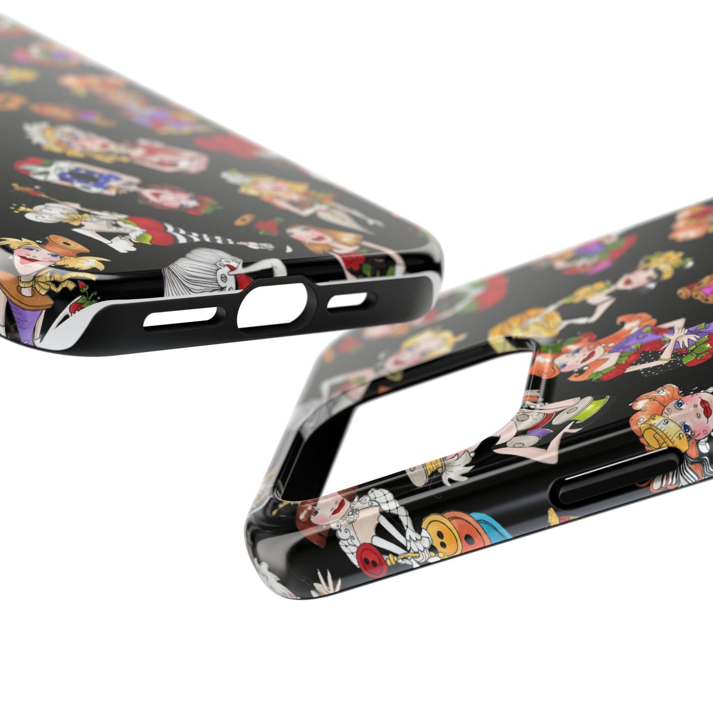 Curious Toss Black Phone Case