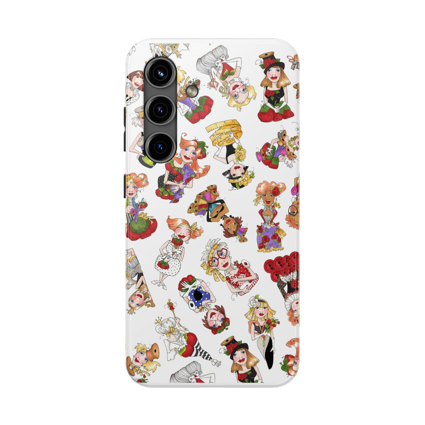 Curious Toss White Phone Case