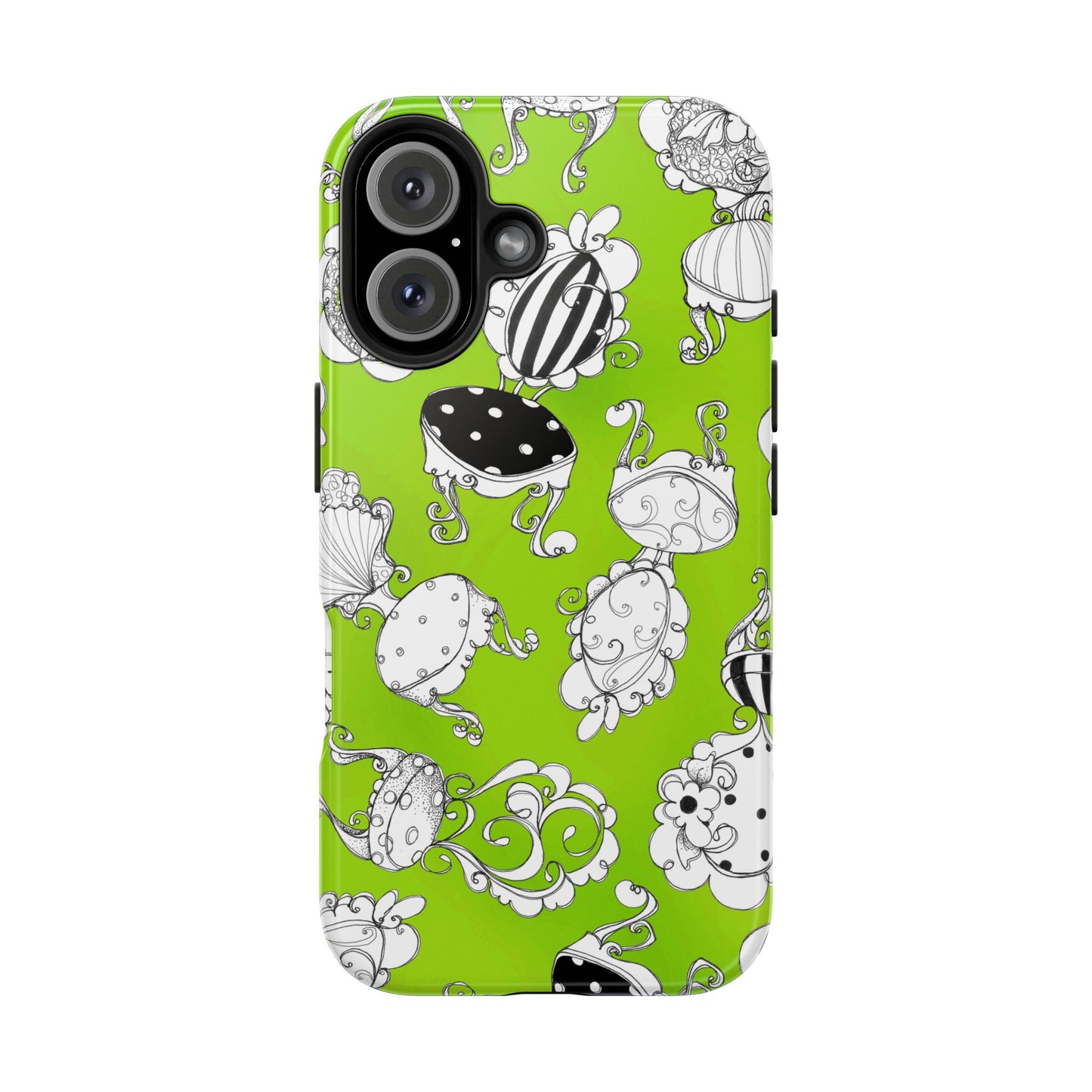 Bistro Chairs Lime Phone Case