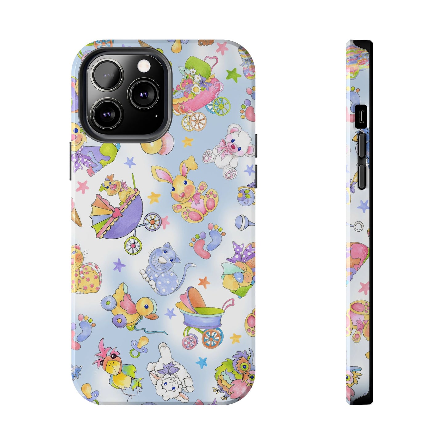 Busy Baby Blue Sky Phone Case