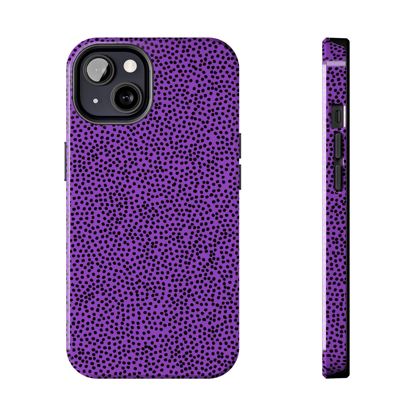 Gypsy Dots Purple / Black Phone Case