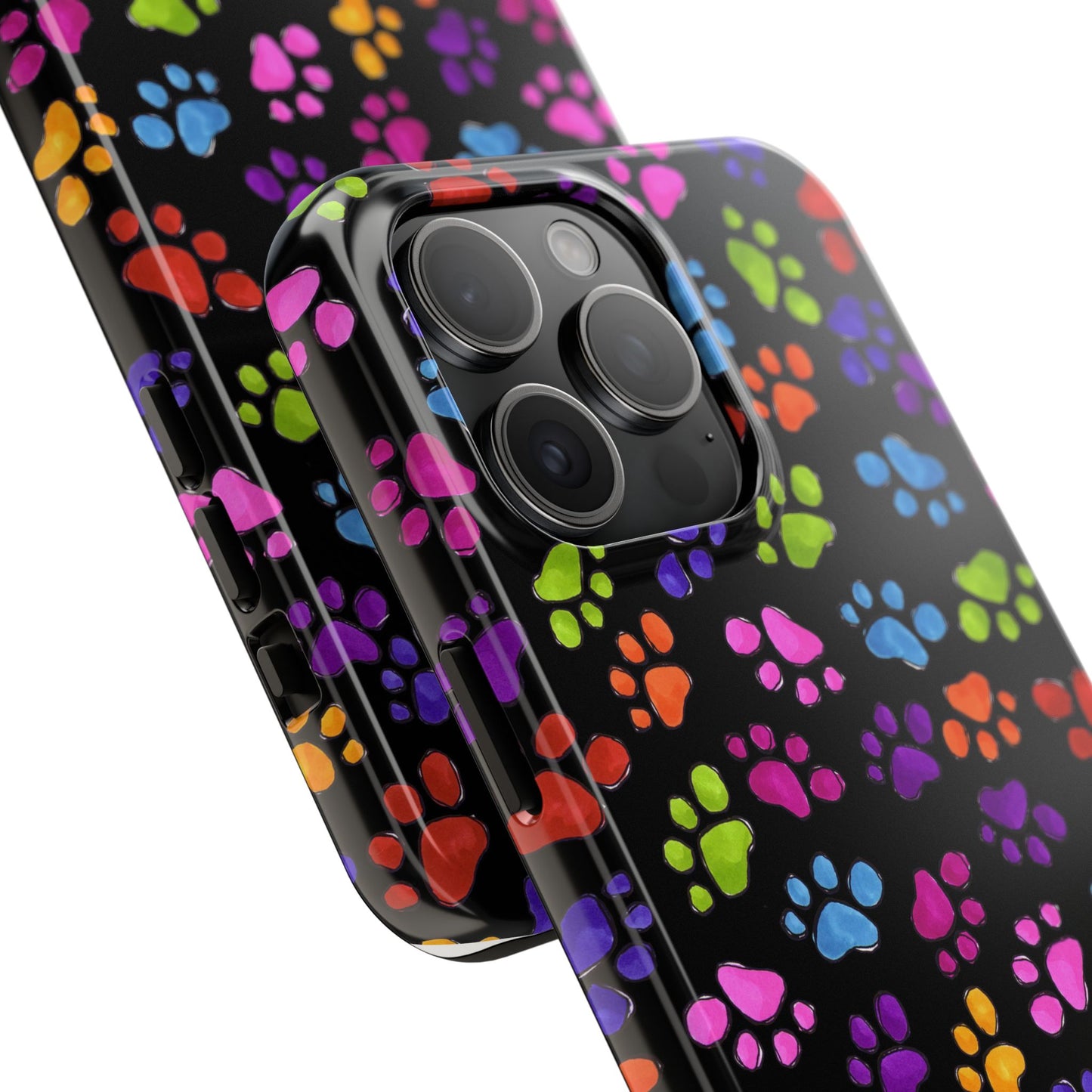 Fancy Paws Black Phone Case