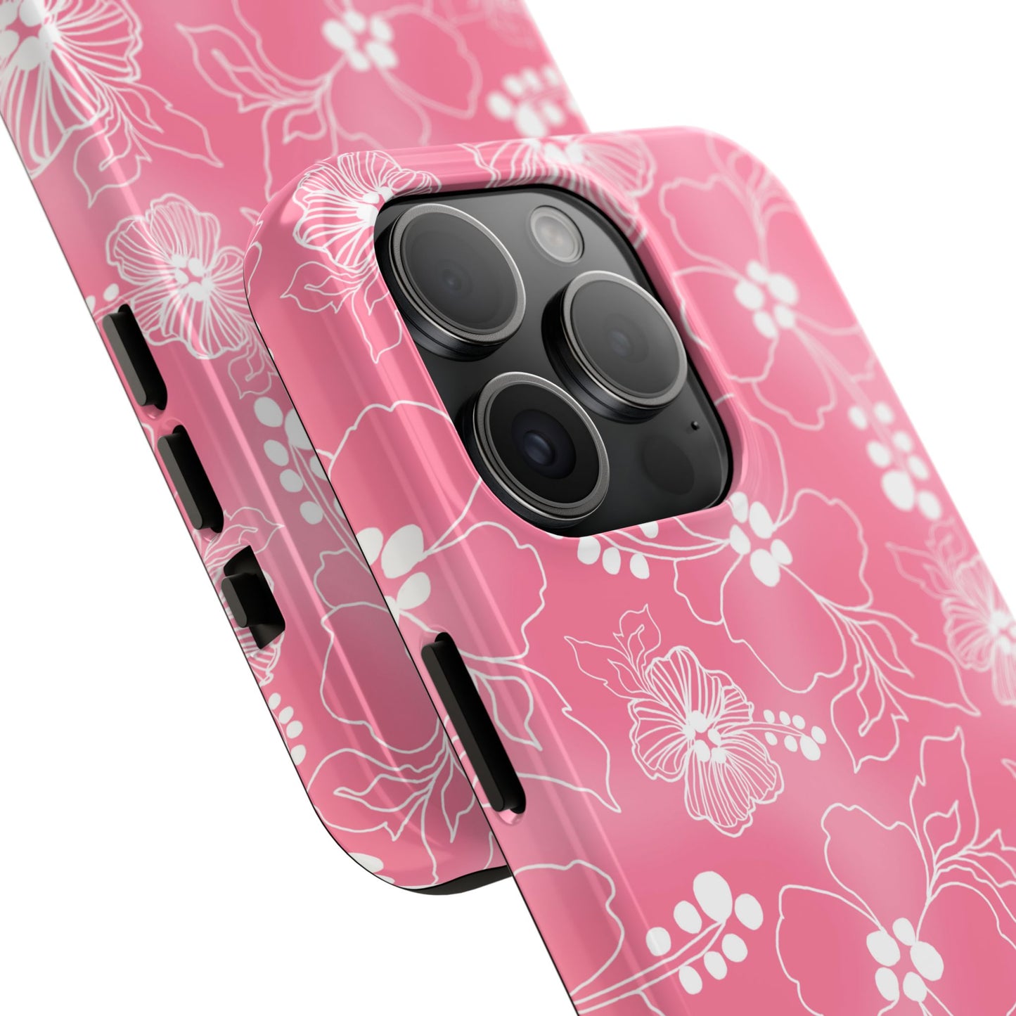 Lacey Hibiscus Pink Phone Case