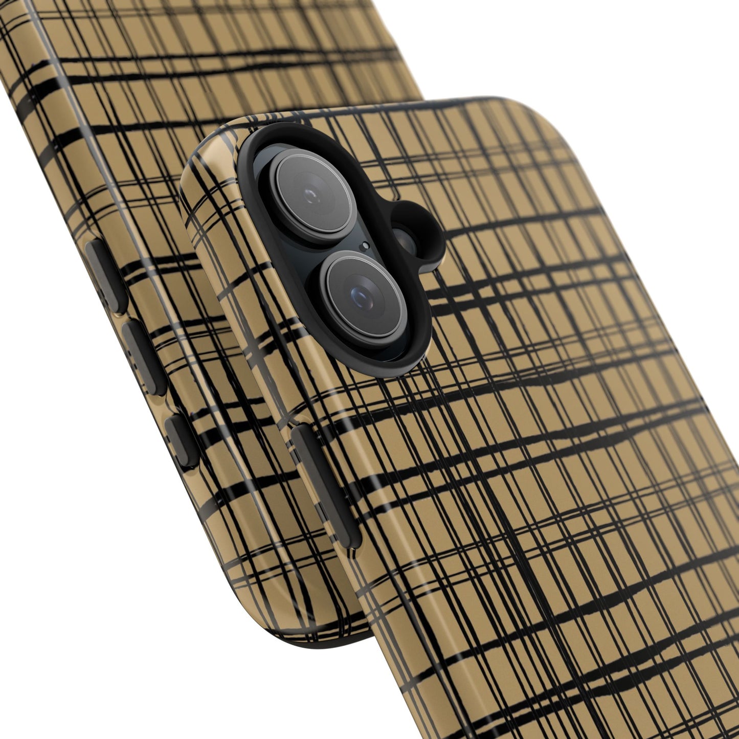 Doggie Fence Tan Phone Case