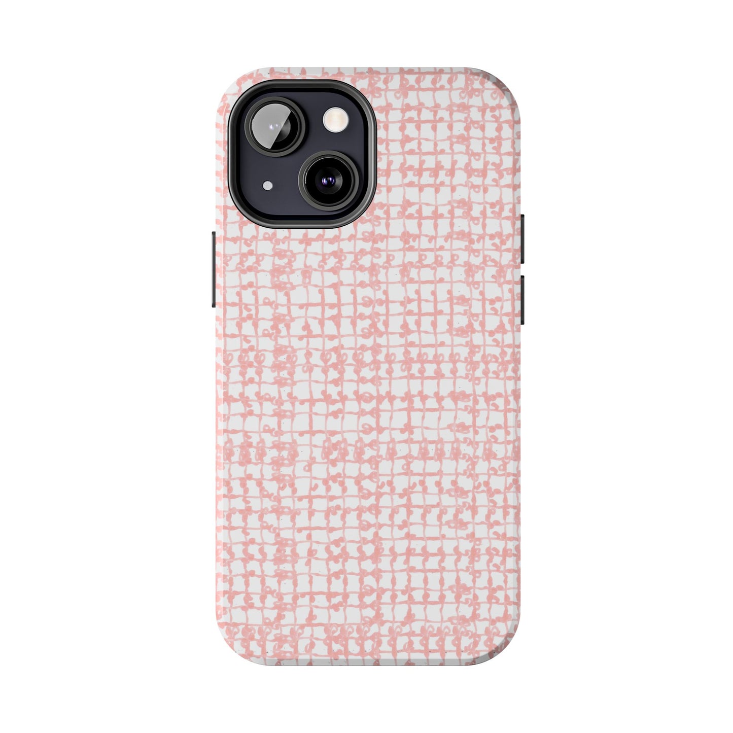 Baby Yarn Check Pink Phone Case