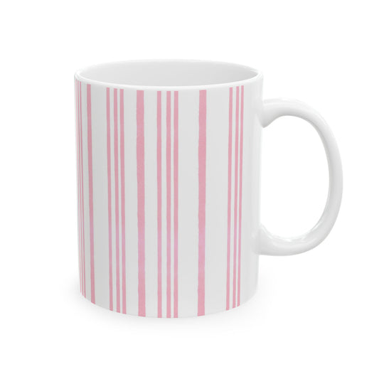 Candy Stripe Pink Cup