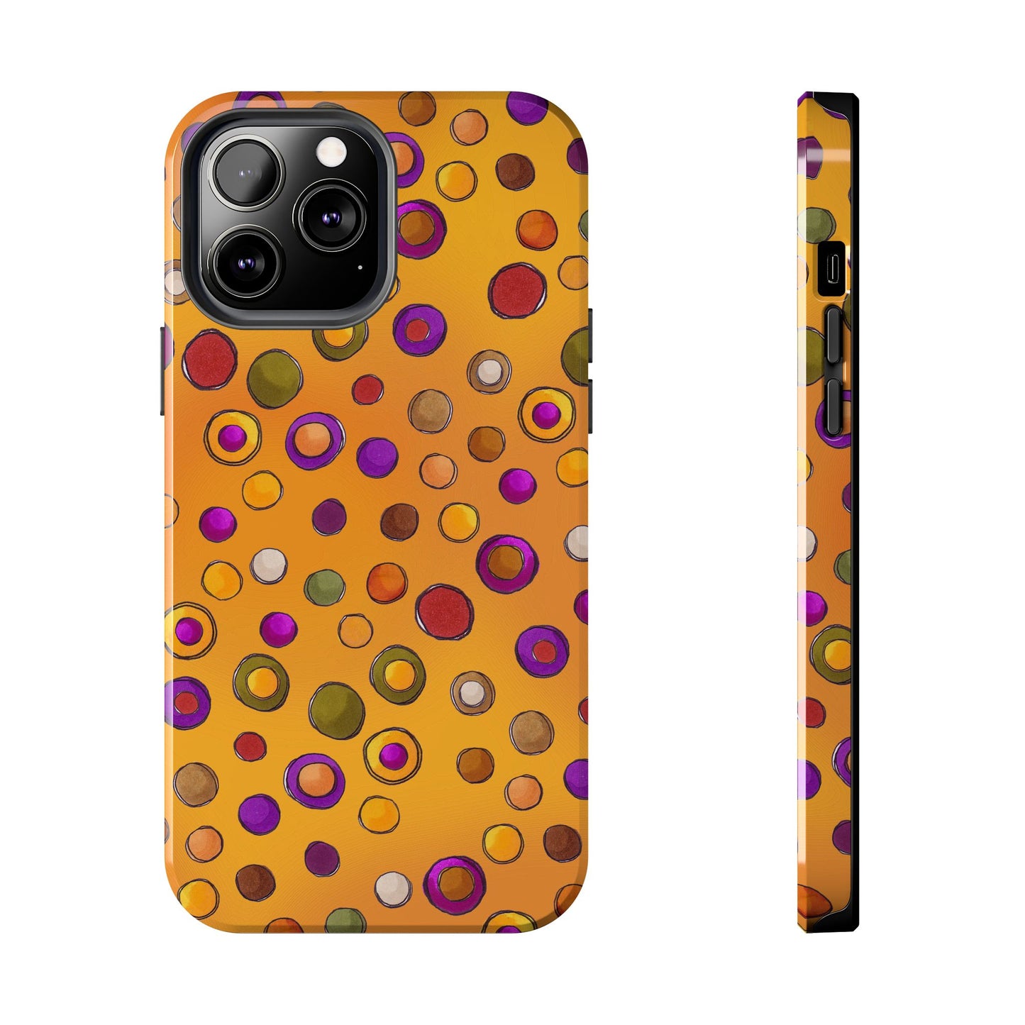 Double Dot Yellow Phone Case
