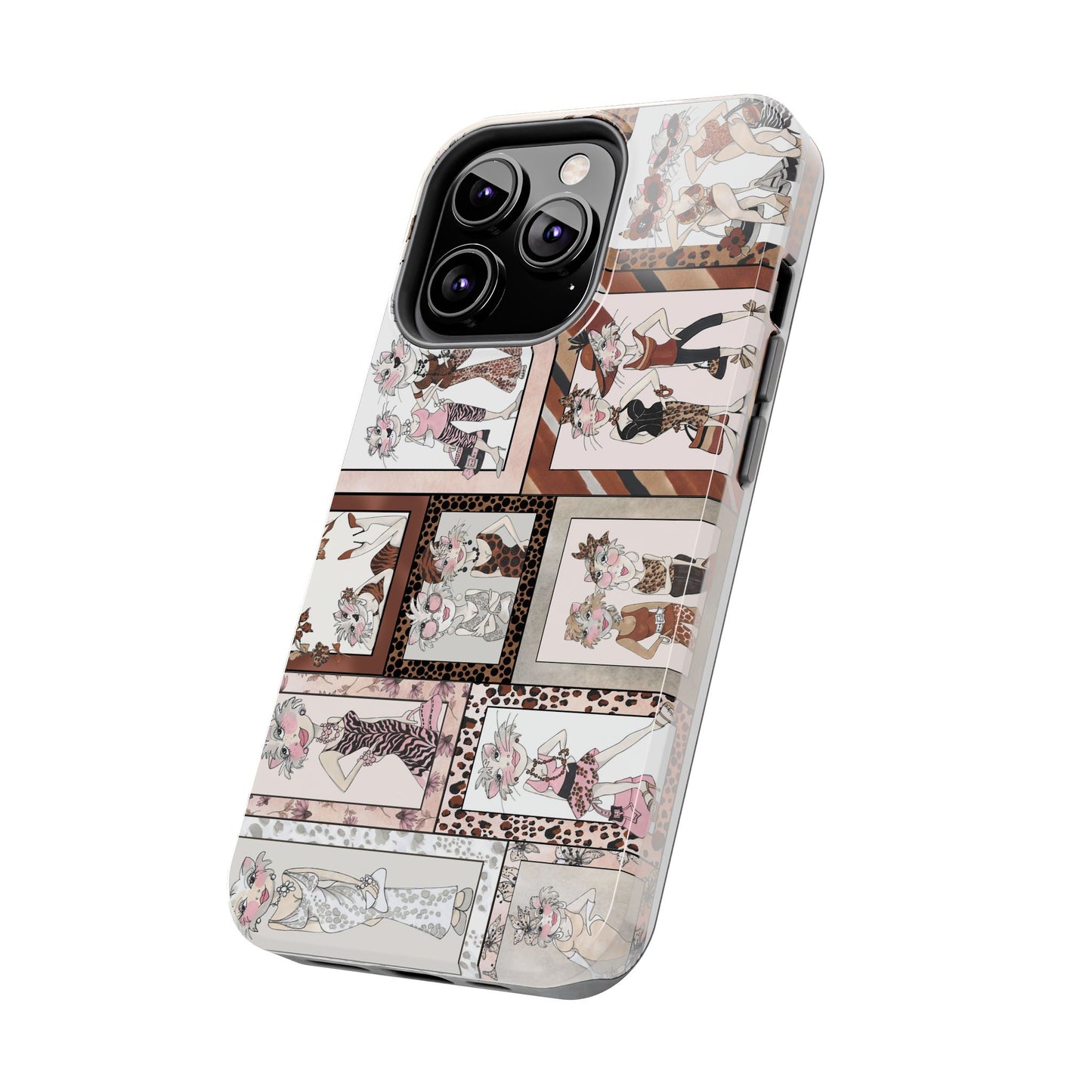 Wild Cat Woman Phone Case