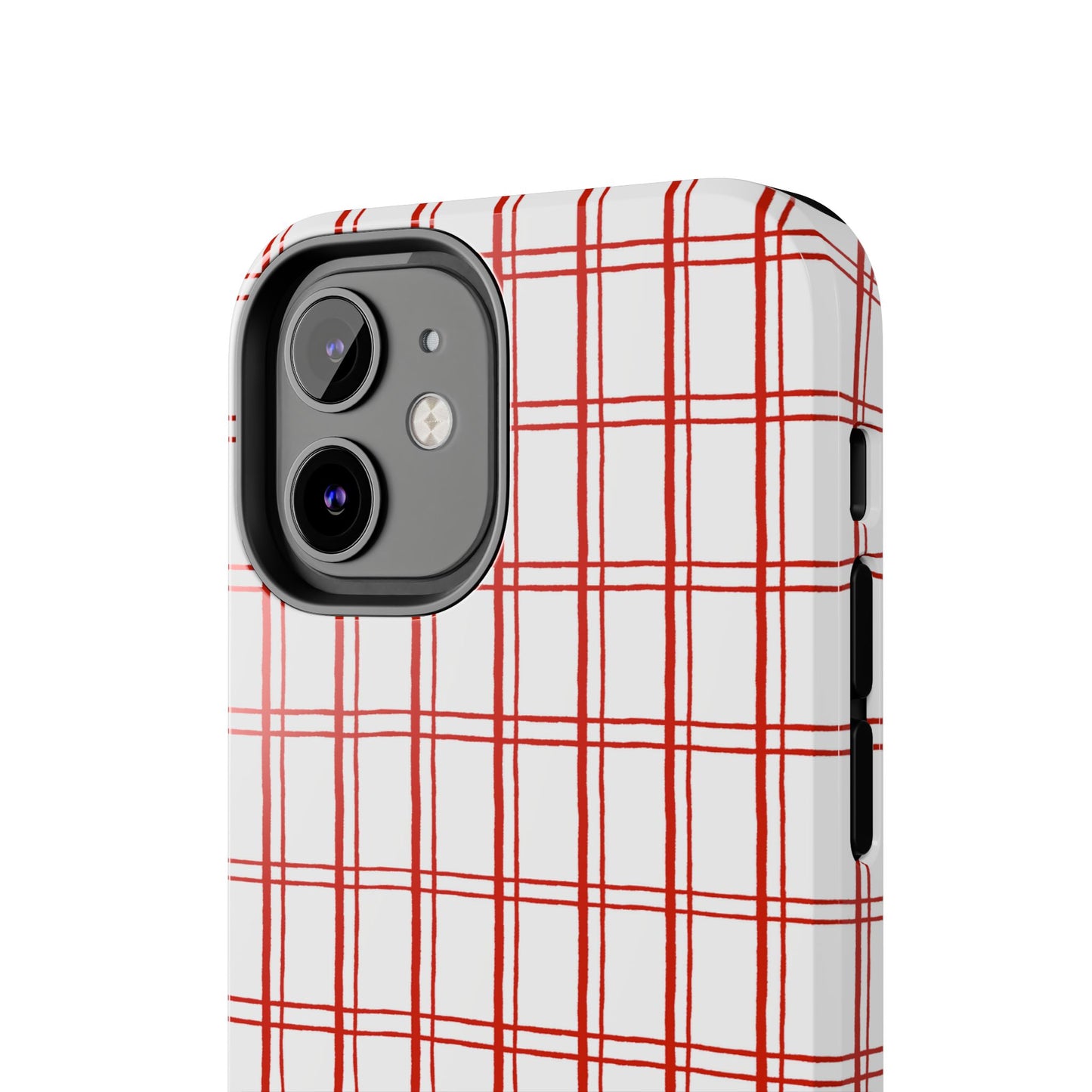 Kitchen Plaid White / Red Phone Case