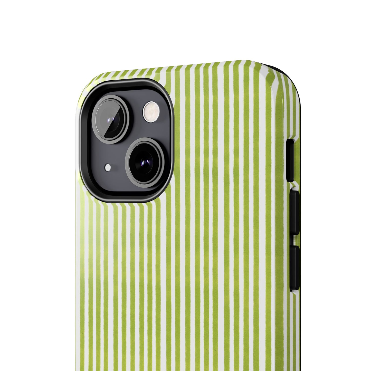 Lazy Stripe Lime Phone Case