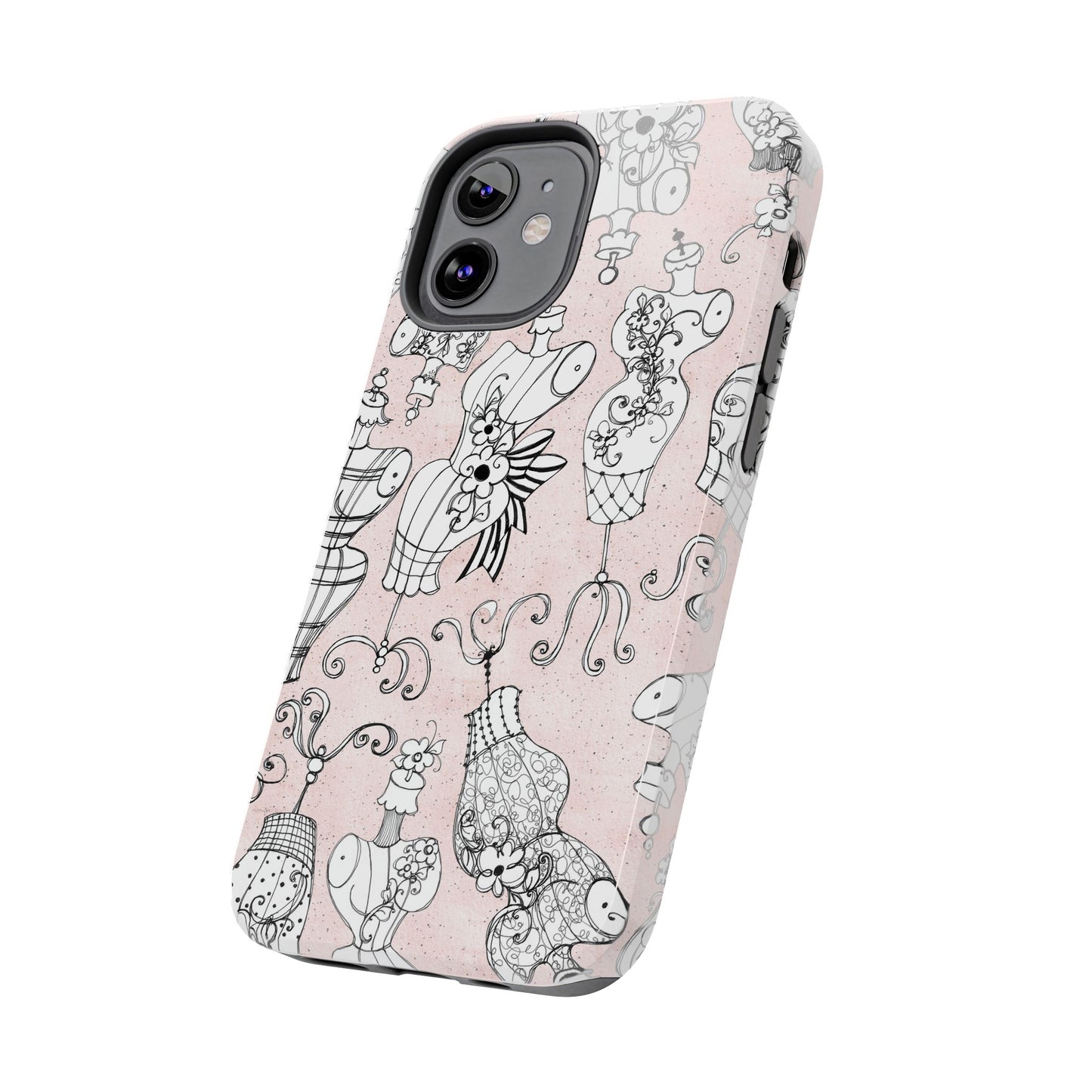 Mannequineque Silver Phone Case