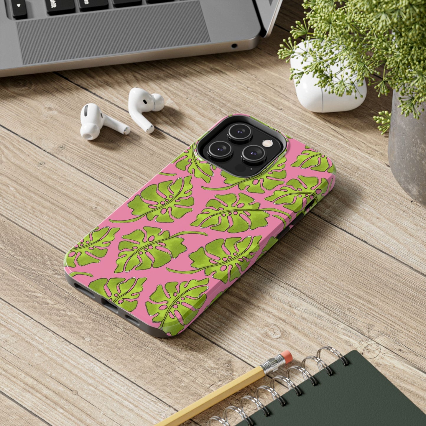 Big Leaf Pink Phone Case