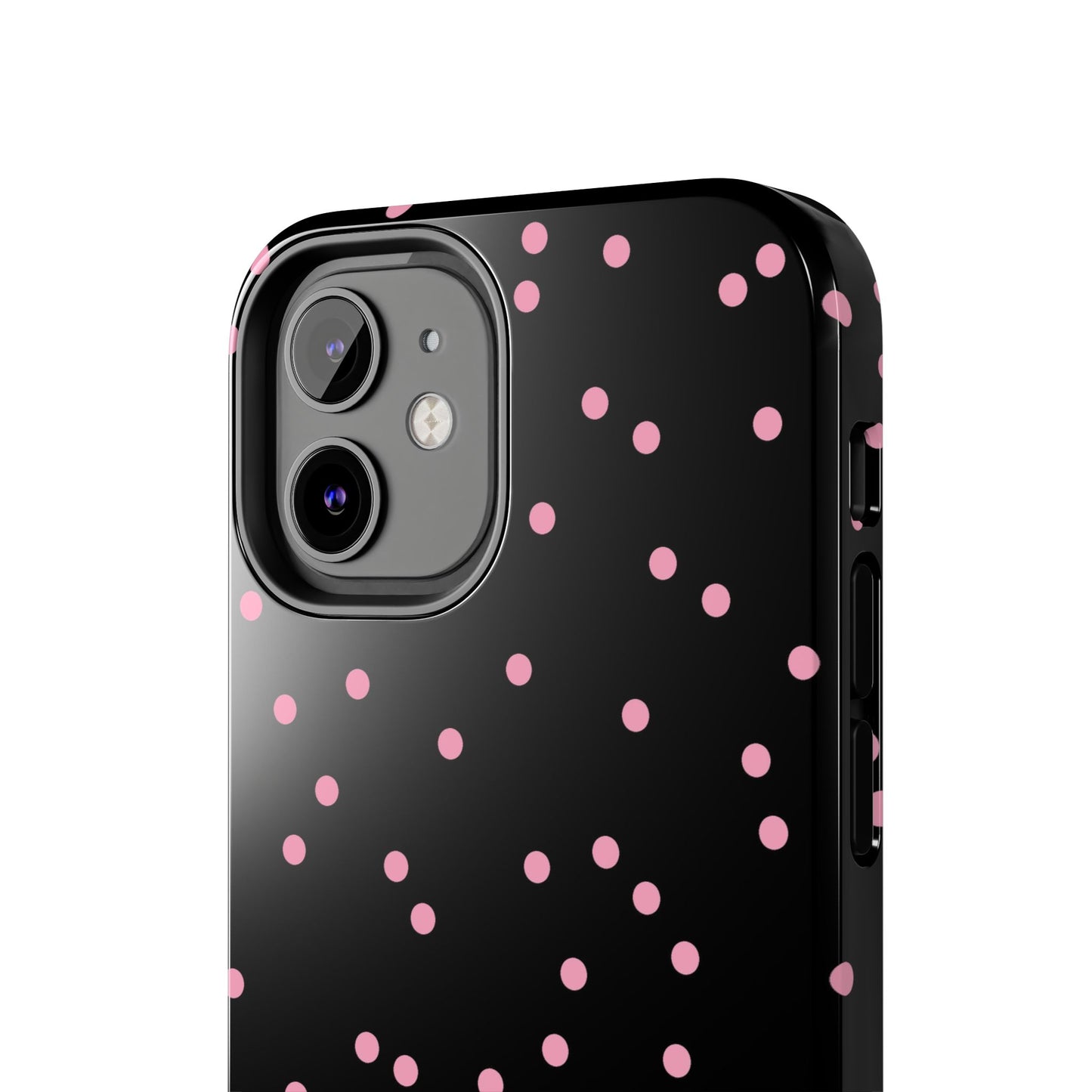 Space Dots Black / Pink Phone Case