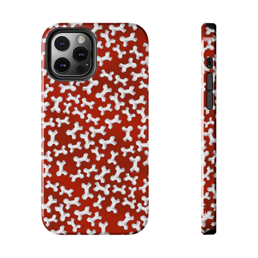 Bones a Lot Red Phone Case