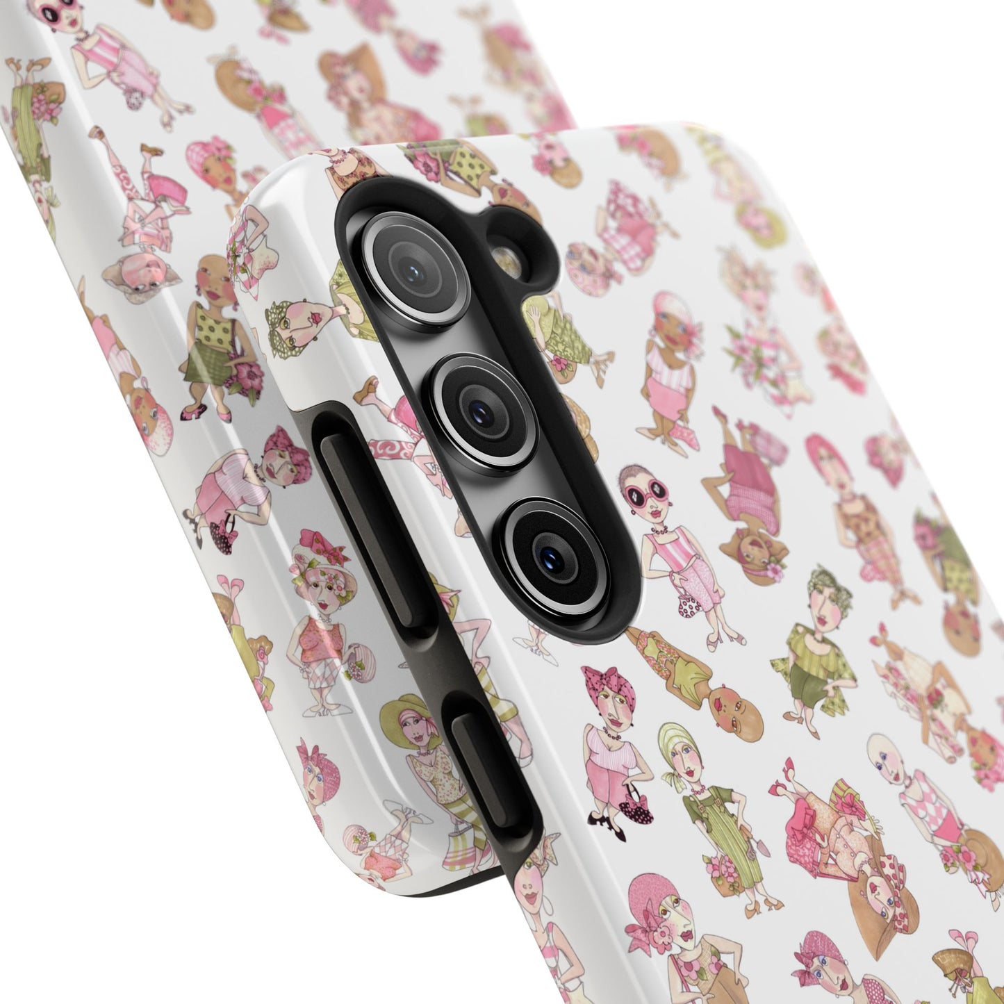 Tossed Ladies White Phone Case