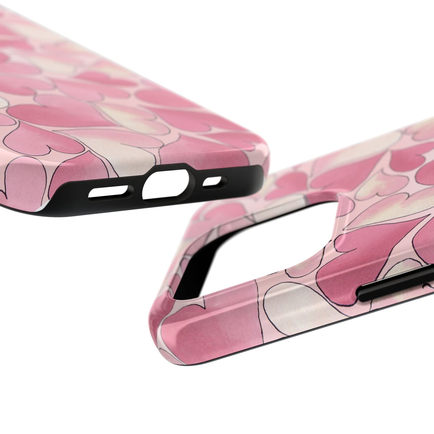 Hearts Pink Sky Phone Case