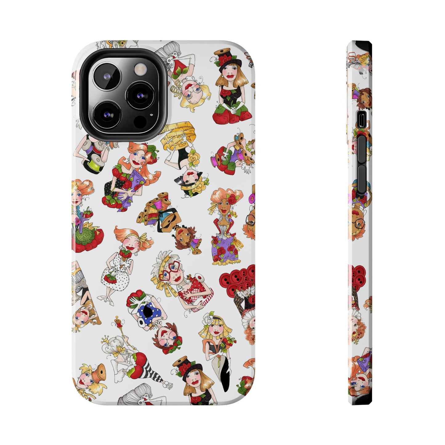 Curious Toss White Phone Case
