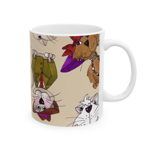 Spice Cats Tossed Muslin Cup