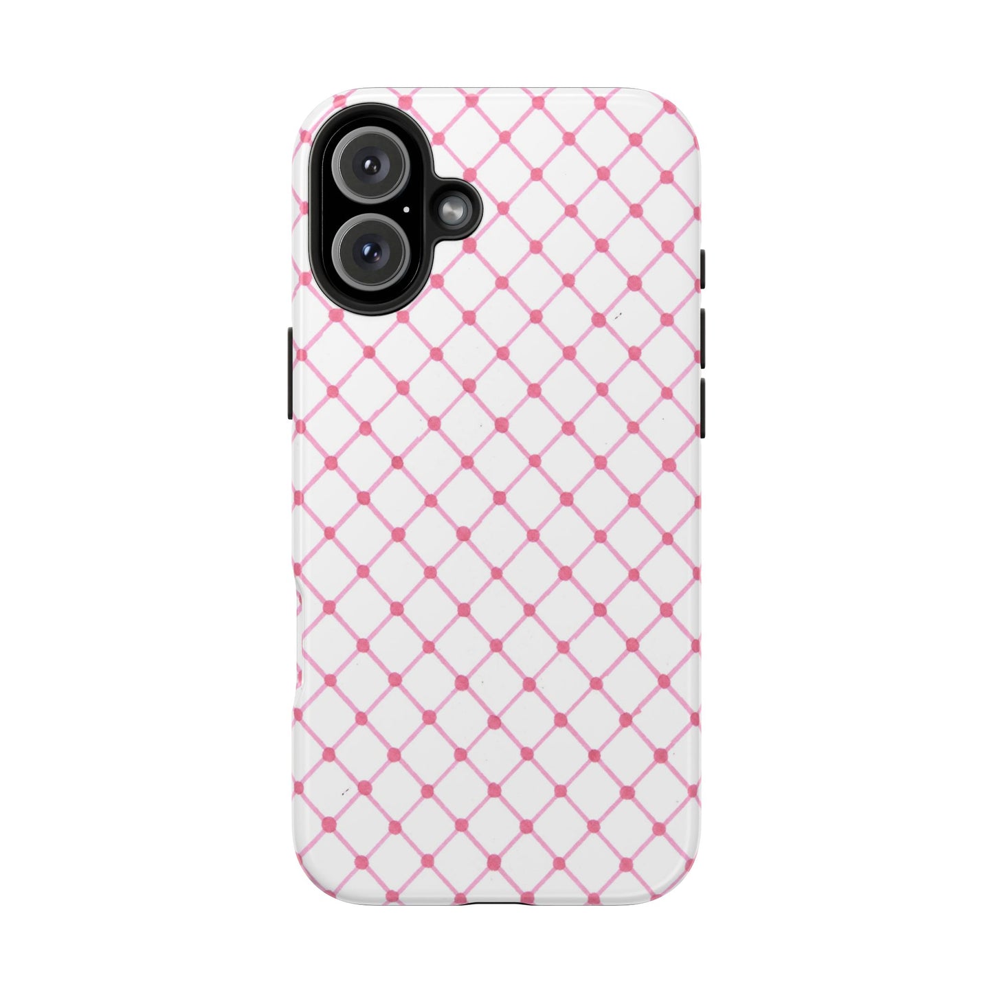 Cyclone Fence White / Pink Phone Case