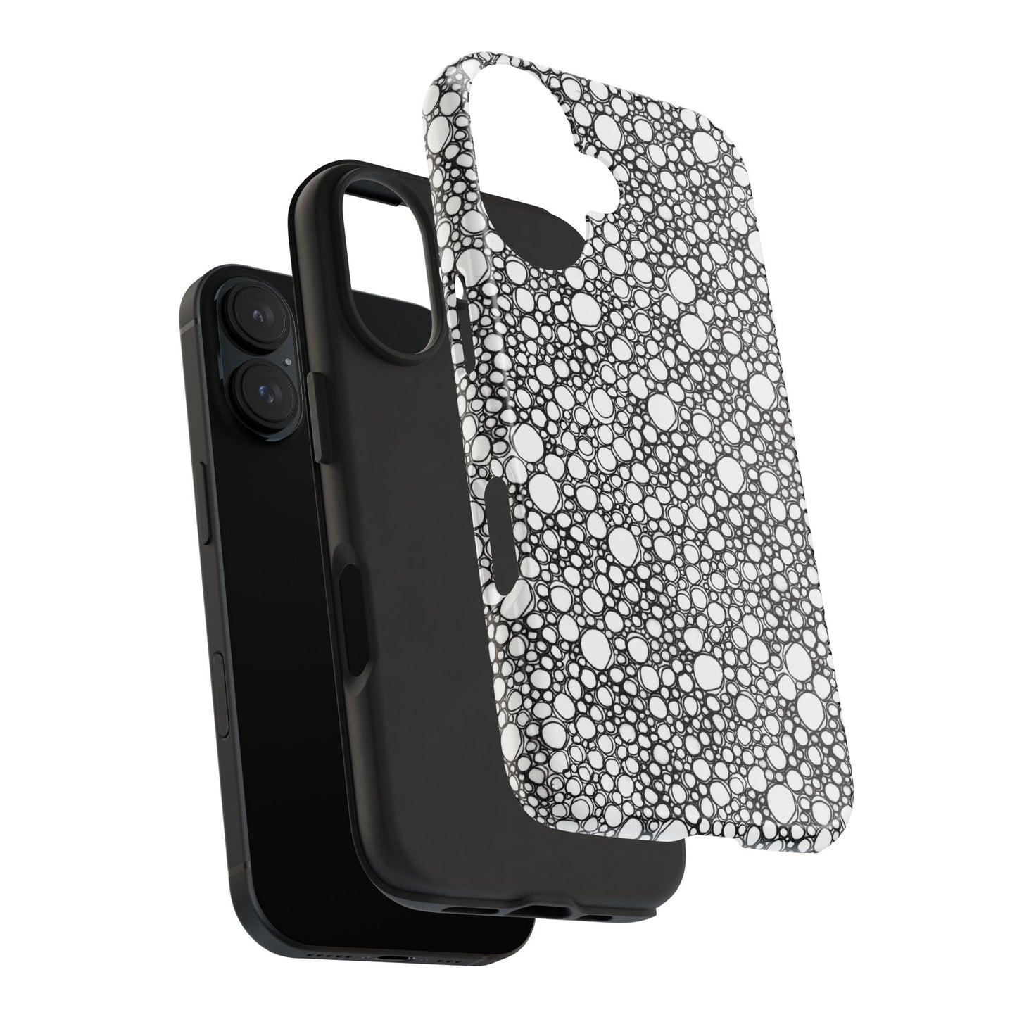 Air Bubbles Black Phone Case