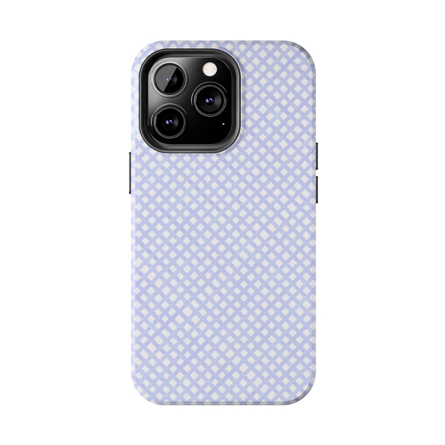 Bias Check Light Blue Phone Case