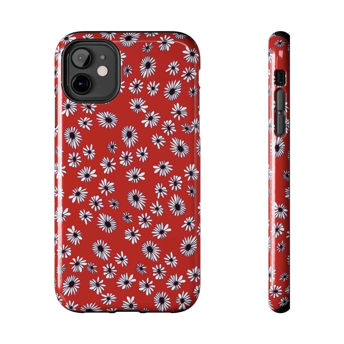 Random Daisy Red / White Phone Case