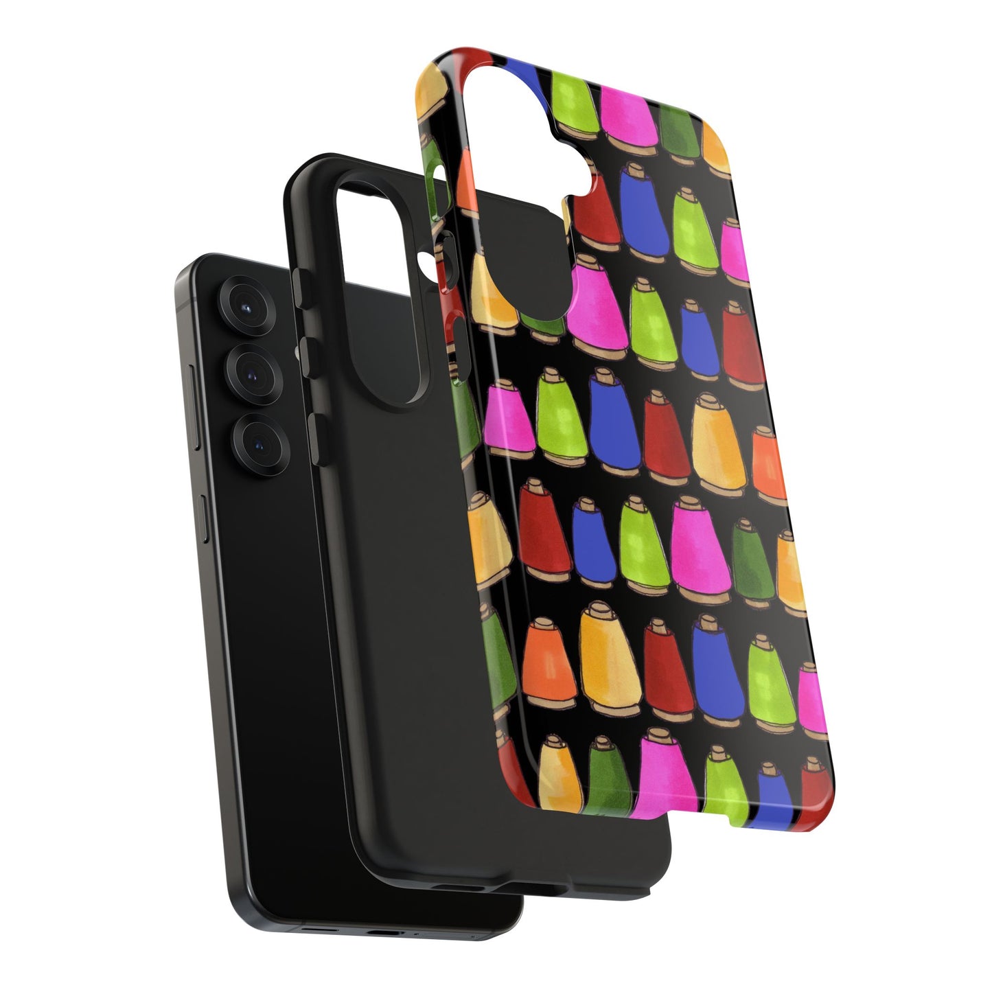 Coneiferous Black / Multi Phone Case