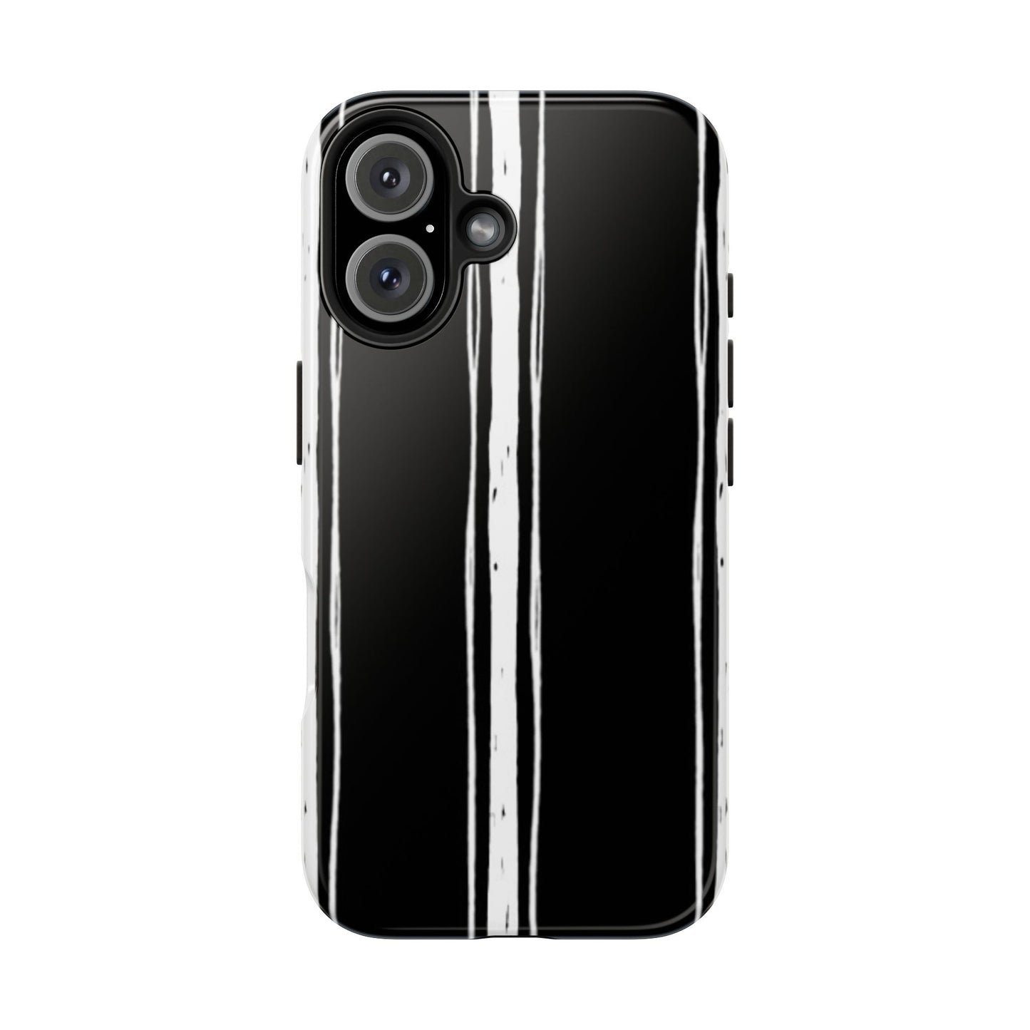 Black / White Stripe Phone Case