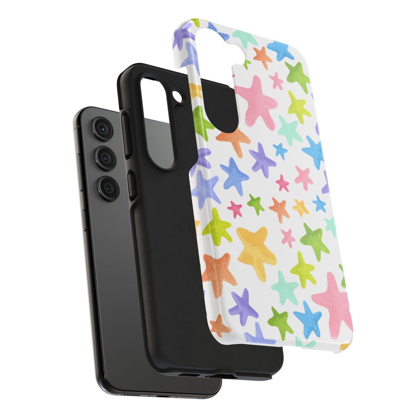 Happy Stars White Phone Case