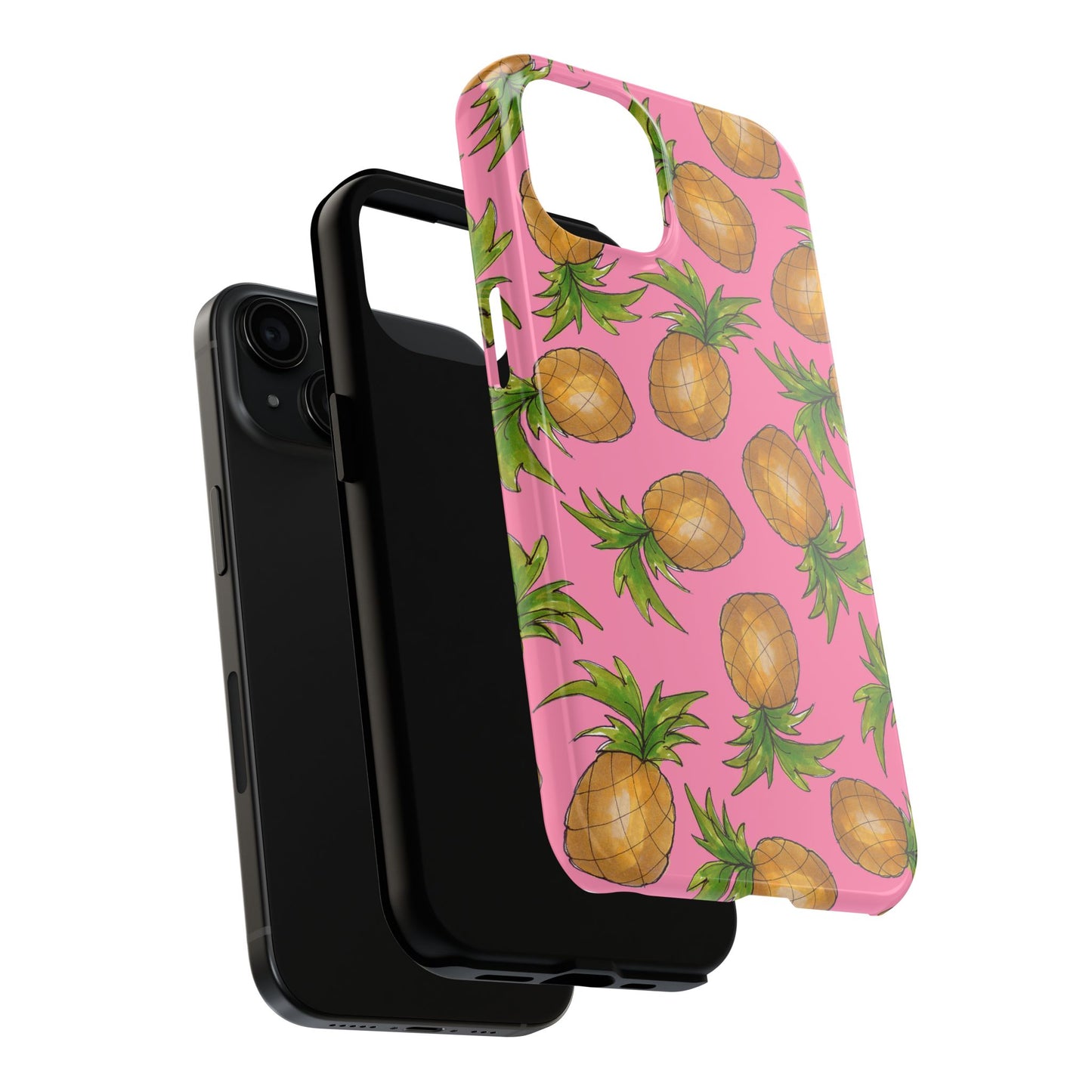 Pineapple Toss Pink Phone Case