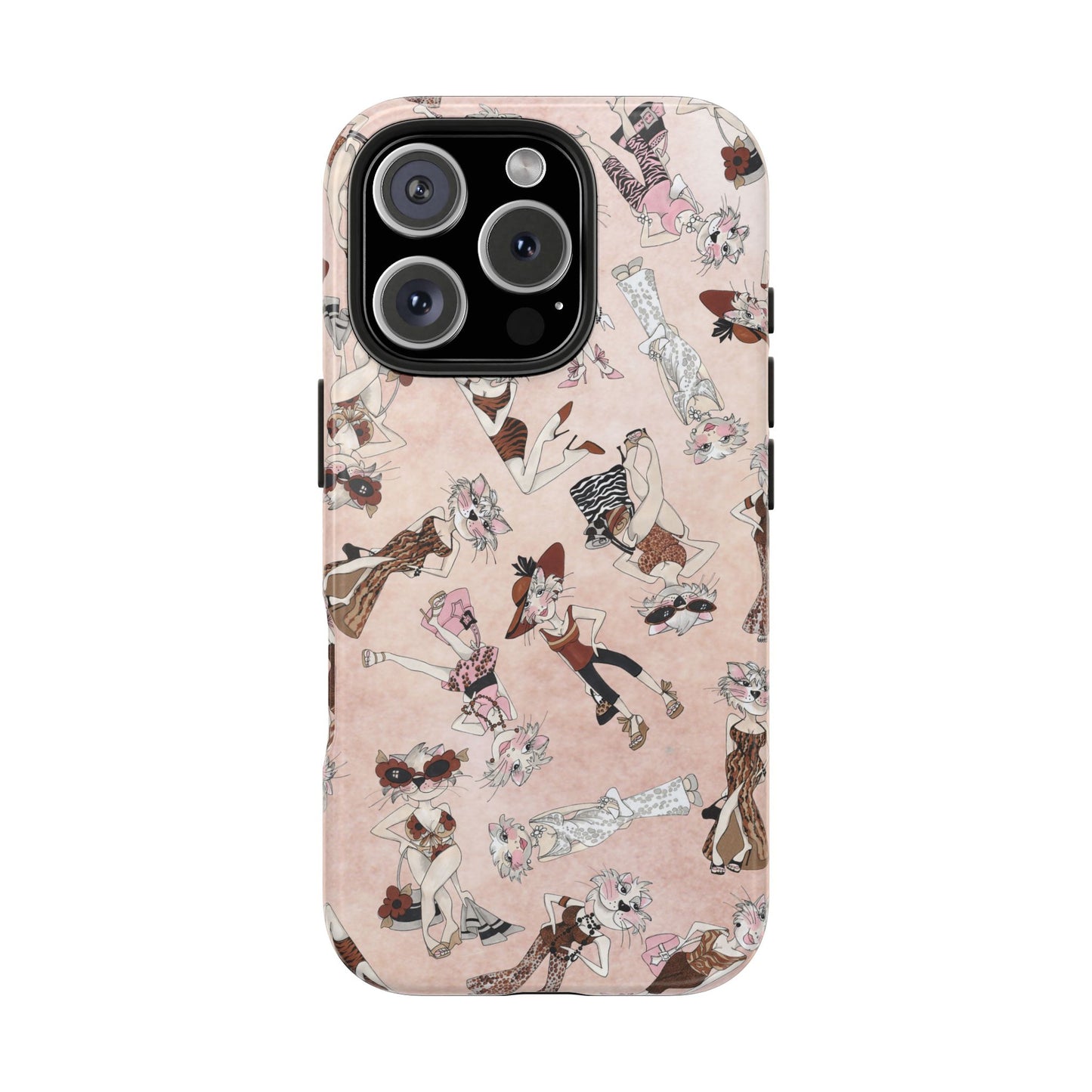 Spotted Lilies Pink Phone Case