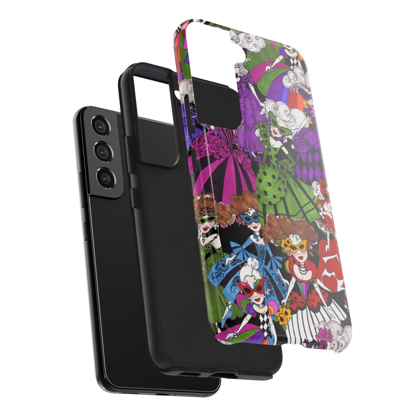 Crowded Dance Floor Black Phone Case