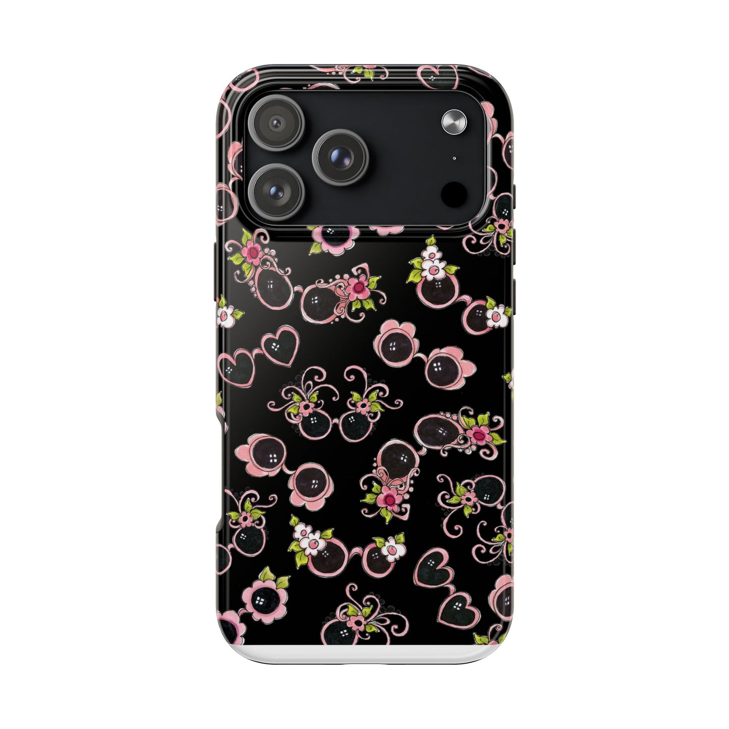 Tossed Shades Black Phone Case