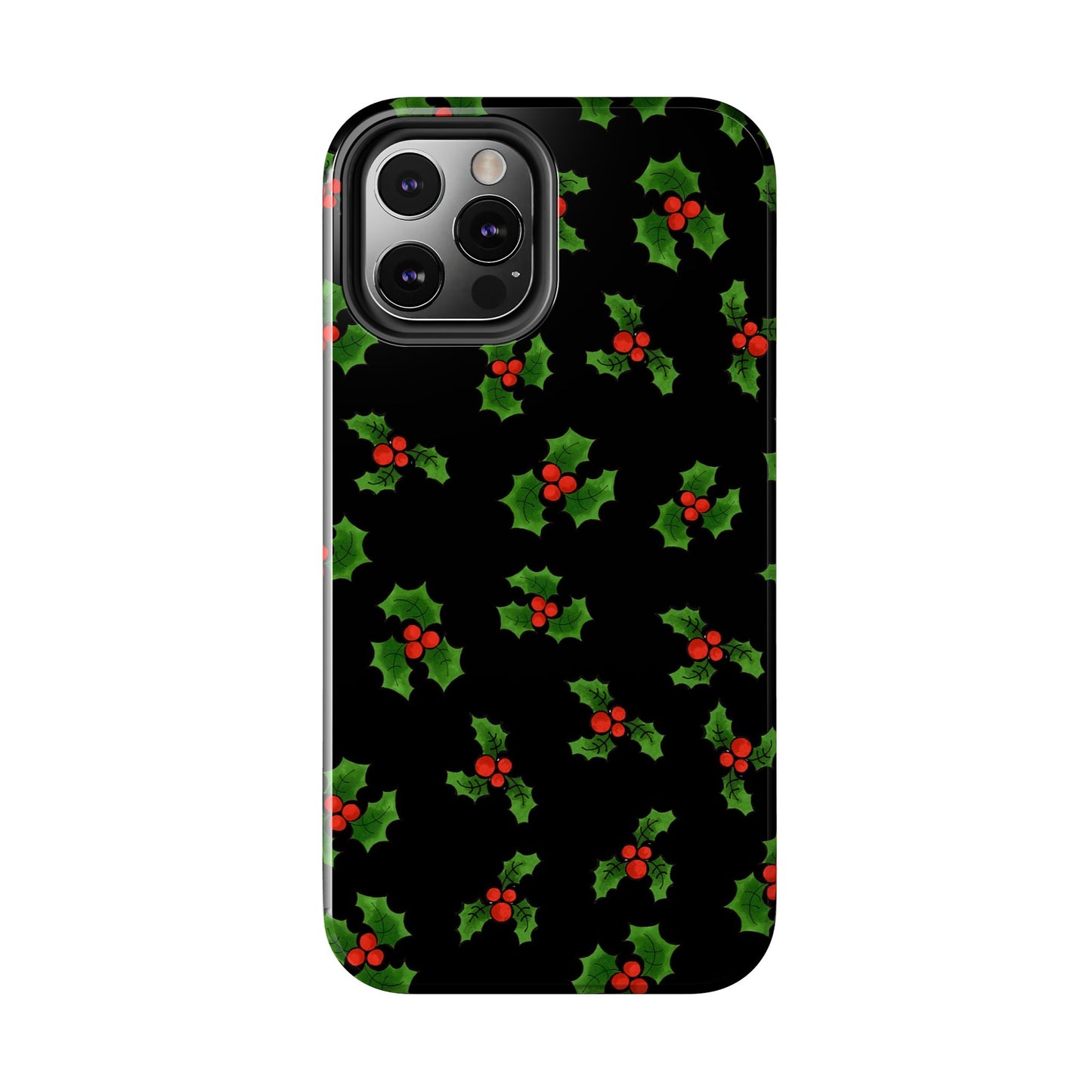 Lotsa Holly Black Phone Case